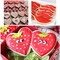 5 Pieces Valentine's Day Heart Cookie Cutter Set - Valentine Cookie Cutters - Heart, Lips, Heart with Arrow, Double Heart
